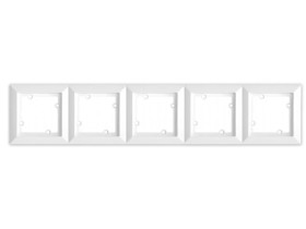 OPAL Ramka pięciokrotna biała Ra-5 Op BI
