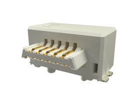 Listwa stykowa PCB 11-pinowe Conan Lite raster: 1 mm Kąt prosty Amphenol Communications Solutions Powierzchnia100 V W