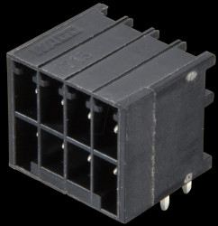 713-1424 MINI HD pin header, angled, 2x4-pin, RM 3.5