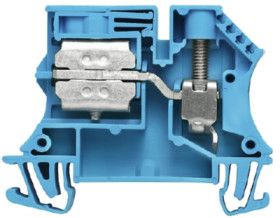 Disconnect/test-disconnect terminal block, screw connection, 1.5-16 mm², 57 A, 6 kV, blue, 1010980000