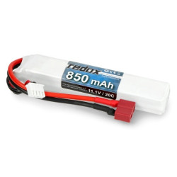 Pakiet Li-Pol Redox 850mAh 20C 3S 11,1V