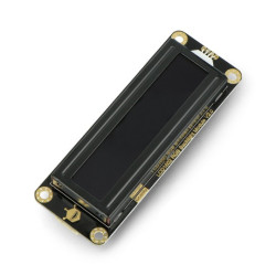 DFRobot Gravity - wyświetlacz LCD 2x16 I2C - czarny z podświetleniem RGB