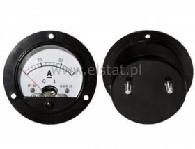 Miernik analogowy amperomierz 7.5A okrągły