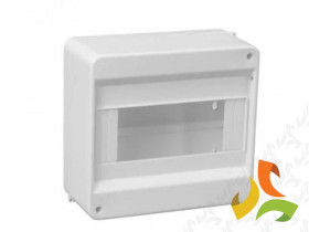 Rozdzielnica natynkowa 8 modułowa 1x8M bez drzwi IP40 S-8 C.2068 PAWBOL