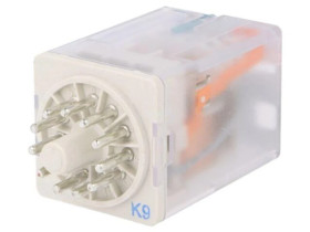 CR-U012DC3 Przekaźnik elektromagnetyczny, 3PDT, Napięcie Cewki: 12VDC, max.250VAC