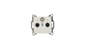 Sedna Gniazdo Antenowe Rd/Tv/Sat Końcowe 1Db Białe Sdn3501321
