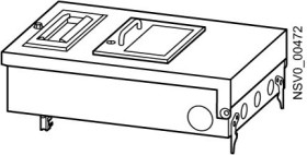 Rama montażowa koryta szyny głównej Moduł odczepu BD2 440 x 205 x 215mm Siemens