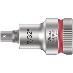 Wera 05003087001 8740 B HF Zyklop In-Hex 3/8&quot; Bit-Socket 7/32&quot; x 35mm