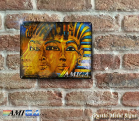 Amiga DeluxePaint Inspired (Deluxe Paint) - Metal Sign