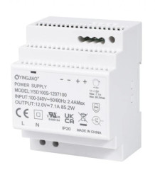 Zasilacz DIN YSDS 12V 7,1A 85W YSD100S-1207100