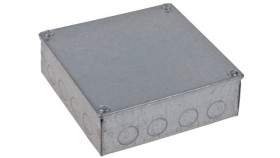 Puszka Zaciskowa, Stal Galwanizowany 6 Knockouts 150Mm X 150 Mm X 50Mm Rs Pro