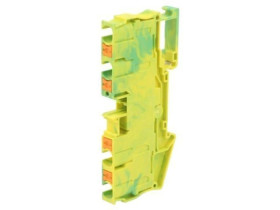 PT6-QUATTRO-PE Złączka szynowa, PT, na szynę DIN, push-in, żółto-zielony, tory: 1