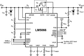 10-V to 80-V hot swap controller with current, -Voltage and power monitoring and PMBus