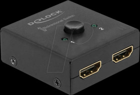 64072 HDMI 2 - 1 Switch bidirectional 4K 60 Hz compact