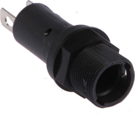 Oprawa bezpiecznikowa montowana w tablicach Montaż panelowy rozmiar: 5 x 20mm 16A 250V ac Szybkozłącze, końcówka