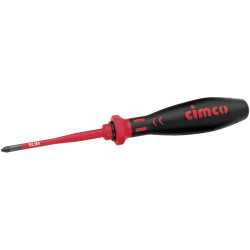 Cimco 117782 VDE Phillips Screwdriver 100mm Insulated SLIM PZ FL 2