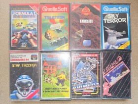 Game Set 8 tapes C64
