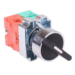 Techna PtecMetSN2F 2 Position Metal Selector Switch 10A 1NO-1NC