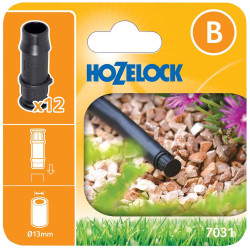 Hozelock 100-002-002 7031 End Plug 13mm (Pack 12)