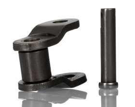 Ogniwo łańcucha rolkowego, typ: 16B-1, połączenie: Łącze offsetowe, Stal węglowa