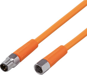 ifm Electronic EVT146 Linia połączenia złącze męskie proste, złącze żeńskie proste 5 m Ilość pinów: 3, 3 1 szt.