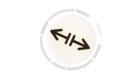 Soczewka Przycisku 22Mm Płaska Biała Z Symbolem Luzowanie M22-Xdl-W-X13 218311