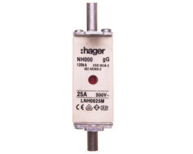 Wkładka bezpiecznikowa NH000 25A 500V gG LNH0025M
