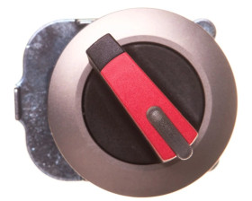 Napęd przełącznika 3 położeniowy I-O-II 30mm czerwony z podświetleniem niestabilny metal mat IP69k Sirius ACT 3SU1062-2DL20-0AA0