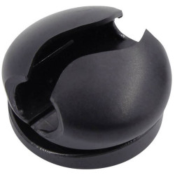 TruComponents 41198 Cable mount Self-adhesive &#xD8;8mm Blk 5pcs