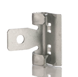 Obejma i uchwyt zaciskowy, grubość kołnierza: 3→ 8 mm, Stalowe