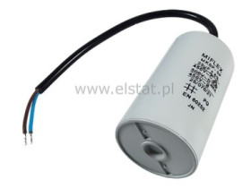 25uF 450V kond. rozruchowy ( przewody ) 40x78mm
