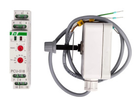 Przekaźnik czasowy 1P 8A 0,1sek-576h 230V AC, 24V AC/DC wielofunkcyjny PCU-518DUO