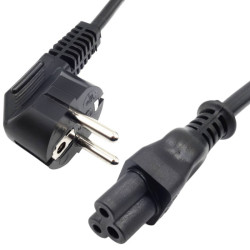 Kabel zasil. PC laptop 3m koniczynka SN-33 3x1mm Produkcja Krajowa