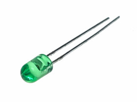 Dioda LED 5mm zielona dyfuzyjna
