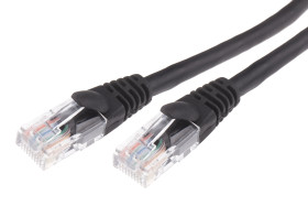 Kabel Ethernet Cat5e długość 1m Z zakończeniem RS PRO LSZH średnica 5.5mm