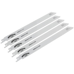 Worksafe WRS3014/250 Reciprocating Saw Blade Metal 250mm 18tpi - Pack of 5