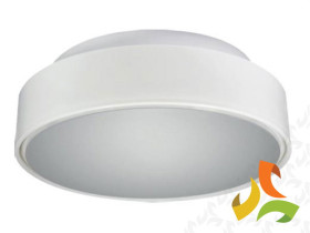 Oprawa oświetleniowa DIONE plafoniera 1x25W E27 biała klosz mleczny IP65 D.3140M PAWBOL