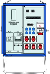 Rozdzielacz prądowy AS Schwabe A-V-E 1 55 kVA 61831, 1 szt.