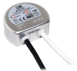 Zasilacz LED 15W 24V 0,62A IP67 okrągły do puszki AF1524Y MW Power