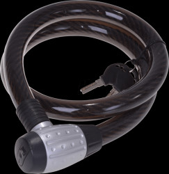 Bike - bike lock, Ø 25 mm, 120 cm, black