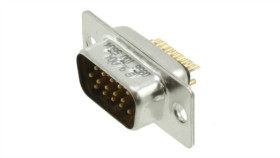 09561005604 D-Sub Hd Pin: 15 Wtyk Męskie Lutowanie Trwałość Mech: 50Cykli
