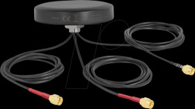 12676 LTE MIMO Dual Band WLAN Antenna 3 x SMA plug