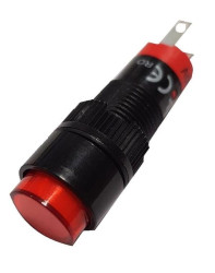 LAS3Y-11/R przełącznik chwilowy podświetlany czerwony OFF-(ON)