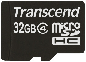 Karta Micro SD MicroSDHC, 32 GB Nie MLC, Transcend -25 → +85°C