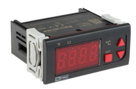 Regulator temperatury wł./wył. 1-wyjściowy-wyjściowy, Uz 24 V AC/DC, 77 x 35mm
