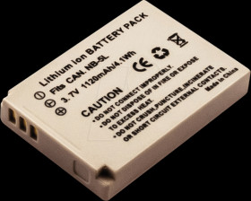 40340 Battery, digital camera, compatible, 1120 mAh