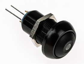 Przycisk miniaturowy Zatrzaskowy SPST średnica wycięcia 13.6mm, montaż panelowy APEM