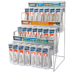 Draper 64039 Assorted Metric HSS Titanium Drill Bit Merchandiser (179 Piece)