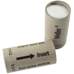 Filter, Weller T0058759726N for soldering station WR 3M, WR 2 VAC, package with 3 pieces