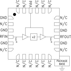x2 Active Multiplier, 25 - 31 GHz Output